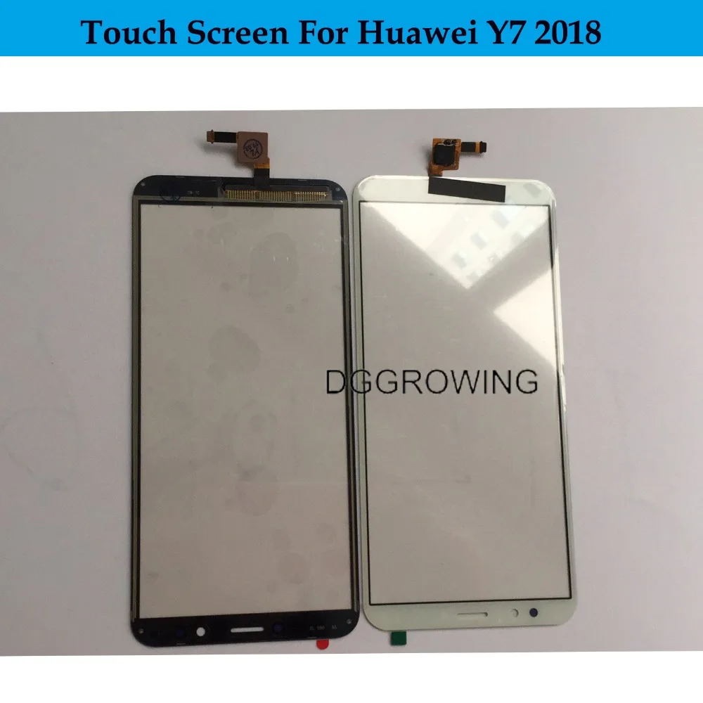 

VDG 10PCS/LOT Sell Digitizer Touch Screen Touch Panel Front Glass Sensor Lens Outer Replacement Sensor Touch For Huawei Y7 2018