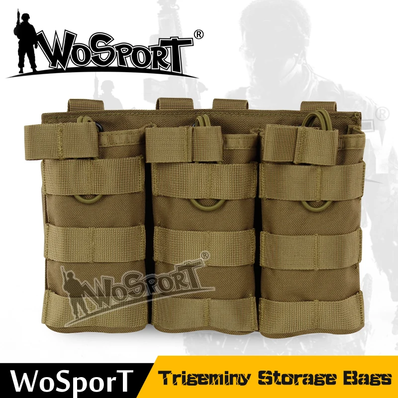 Wosport 1000d нейлон molle тактический жилет аксессуар Военная армейская сумка для хранения журналов paintball сумка для пейнтбола аксессуары