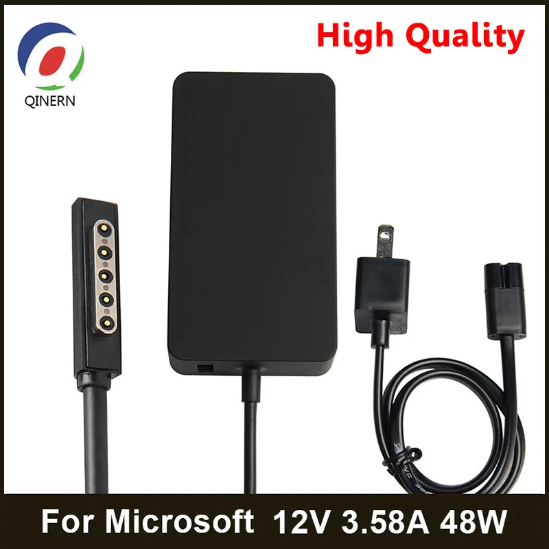 QINERN 12V 3.58A 48W Power Adapter Charger For Microsoft Table Surface Pro2 1 RT Power Supply 