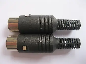 

30 Pcs DIN Plug Connector 3pin 4pin 5pin 6 Pin 7pin 8pin with Plastic Handle
