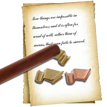 Винтажная английская каллиграфия Copperplate переменная косой Dip Ручка Металл фланец