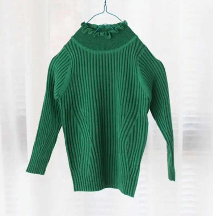 Повседневная одежда для малышей; сезон осень-зима пуловер для мальчиков и девочек; свитеры Детские вязаные свитера с длинными рукавами Топы; JW4109A - Цвет: 9 girls sweater