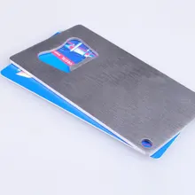 DHL 200 шт. Полиэтиленовая упаковка бумажник Размеры Нержавеющая сталь открывашка для бутылок размером с кредитную карту открывалка для бутылок