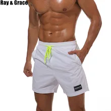 RAY GRACE спортивные мужские шорты пляжные шорты Homme бермуды бордшорты для серфинга мужские плавки купальные купальники для бега