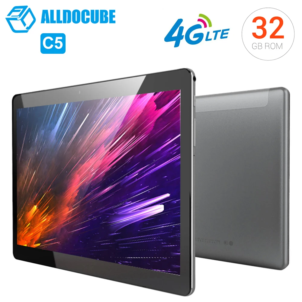 

ALLDOCUBE C5 4G Phablet 9.6 inch Android 7.0 MTK6737 1.3GHz 2GB RAM 32GB eMMC ROM Dual SIM Cards Front Rear Double Cameras