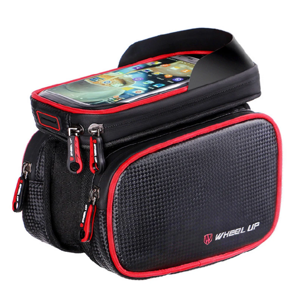 6 2 Inch Waterproof Phone TPU Touch Screen Cycling Top Front Tube Frame font b Bag