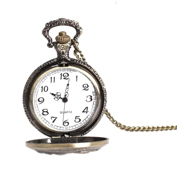 Buy New Retro Vintage Large Face Pocket Watch Necklace