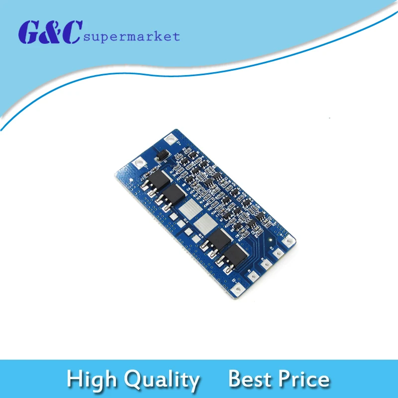 

4S 20A Li-ion Lithium 18650 Battery BMS Protection PCB Board 14.8V 16.8V Cell 65X32X4mm Module Board