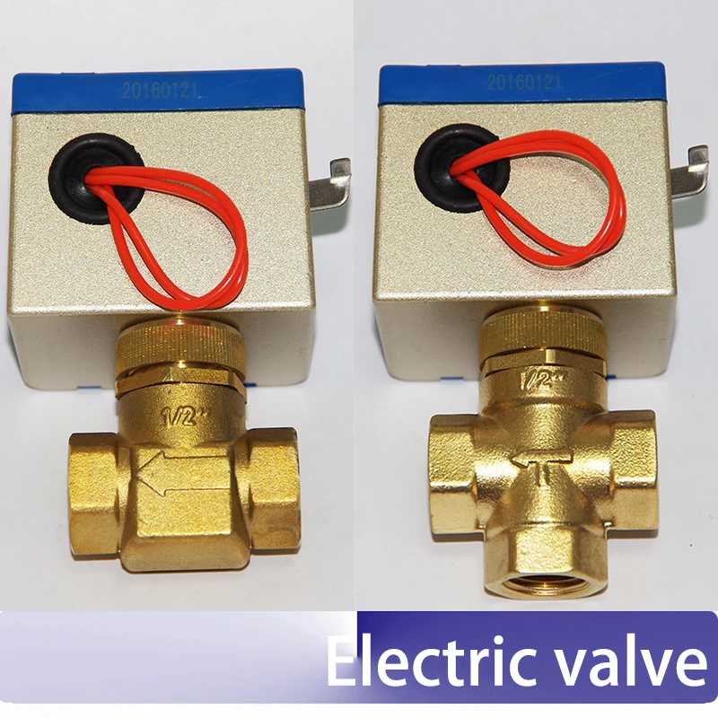 AC220V DN15 (G 1/2 ') или DN20 3/4 дюйма) двухсторонний Трехходовой Электрический два