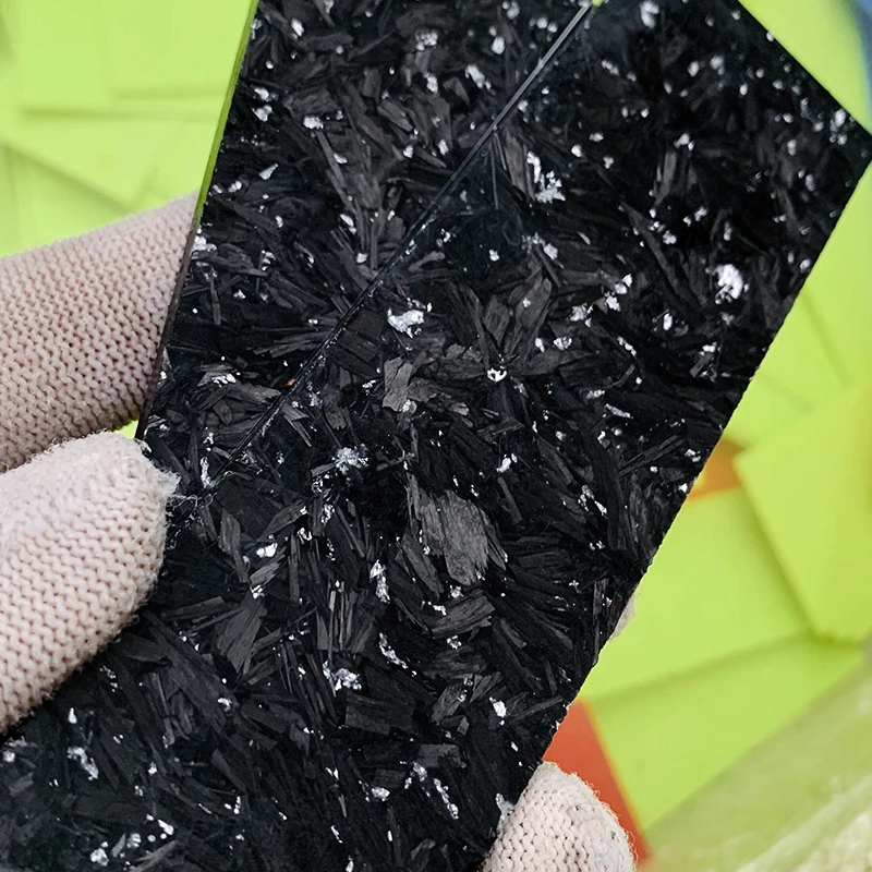 2 шт Diy ручка ножа хвостовик углеродное волокно патч кованые Углеродные разбитые Углеродные волокна 137x40x8 мм 137x40x4 мм черный белый