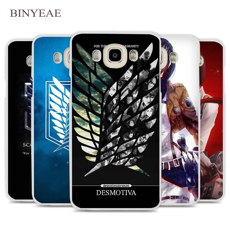 

BINYEAE Attack On Titan logo japanese anime Phone Case Cover for Samsung Galaxy J1 J2 J3 J5 J7 C5 C7 C9 E5 E7 2016 2017