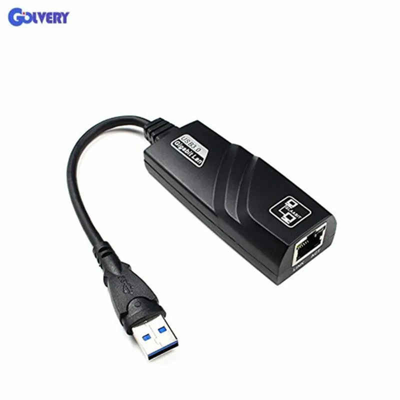 Ethernet адаптер Портативный USB 3 0 к RJ45 10/100/1000 Мбит/с сетевой LAN Проводной для Chromebook