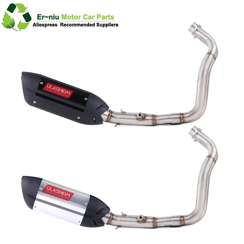 

MT07 FZ07 Motorcycle Exhaust contact middle pipe connector for YAMAHA MT-07 FZ-07 2014-2017 XSR700 2016-2017 slip-on