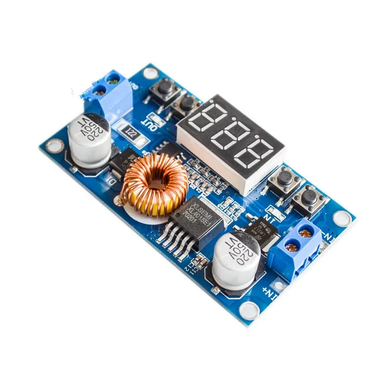 

5A step-down module CNC power supply CNC step-down band voltmeter, DCDC adjustable step-down module high power.