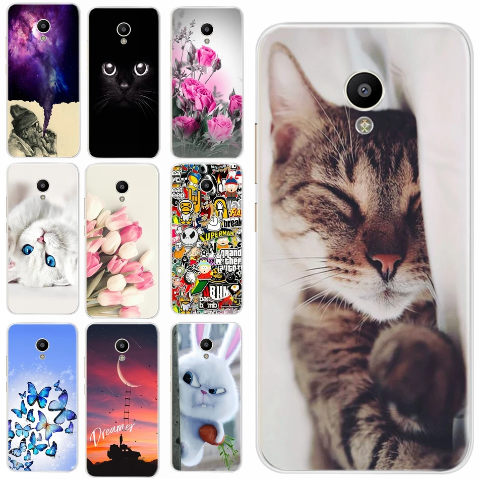 

Phone Case For Meizu M3 Mini Case Cover Soft Silicone TPU Back Cover For Meizu M3S Mini Case Fashion Pattern Phone bags