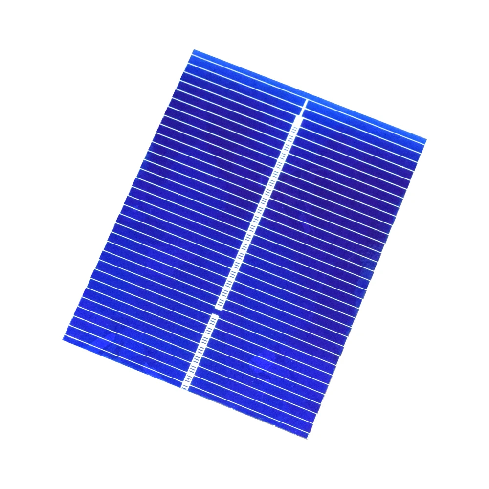 

XINGPUGUANG 100 Pcs 0.5V Effciency Grade A 52*39MM Photovoltaic Polycrystalline Silicon Solar Cell For Solar Panel cells 710 MA