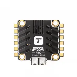 T-двигатель F55A Pro 4 в 1 55A 3-6SBlheli_32 32Bit бесщеточный ESC DSHOT600 w/конденсатор/демпфирующие резинки для FPV Racing RC Drone Acces