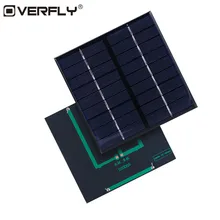 Overfly Solar Panel 9V 2W Portable Mini Sunpower System DIY Module Solar Panel For Battery Toys Solar Lamp Phone Charger