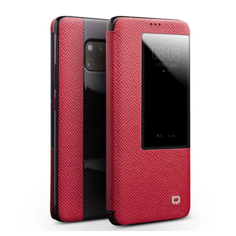 Luxury Smart Case for Huawei Mate 20Pro Genuine Leather Phone Case Window Cover for Huawei Mate 20RS 20 Pro 20 RS Fundas Skin