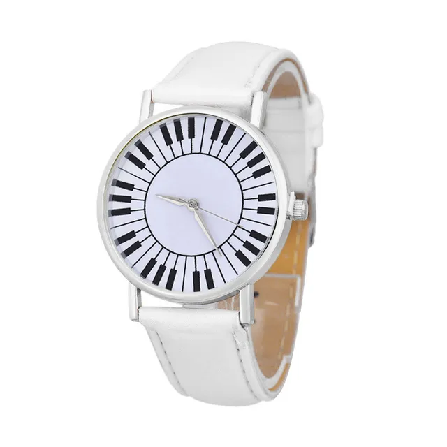 Piano Keyboard Pattern Watch Artistic Pod