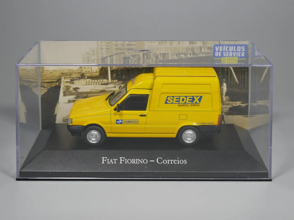 Авто ИНН-иксо 1:43 Fiat Fiorino Correios "SEDEX" литая модель автомобиля