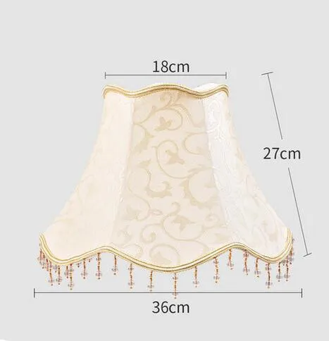 Lamp shade for table Abstract flower Pattern Textile Fabrics  Decorative E27 table lamp shade  bedroom lamp cover