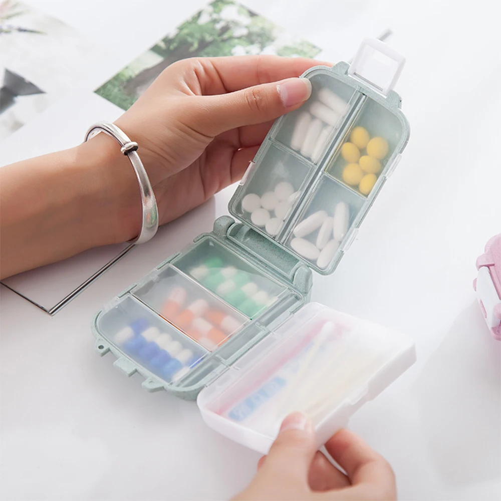 Пластиковая таблетница портативный спецодежда медицинская наборы Витаминные таблетки коробка для хранения разлагаемые Pill контейнер портативный здоровья путе