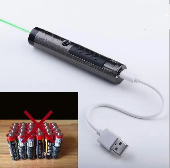 Creative, high range, infrared green light, USB charging lighter, multi