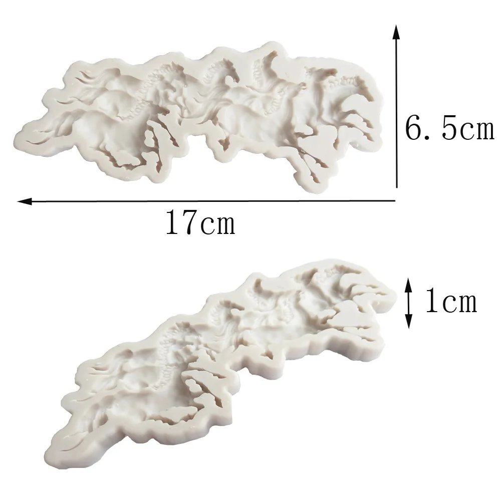 Бегущая лошадь Форма силиконовая форма для кексиков плесень силиконовая форма для печенья формы для крема печенье Конфеты Шоколад Плесень