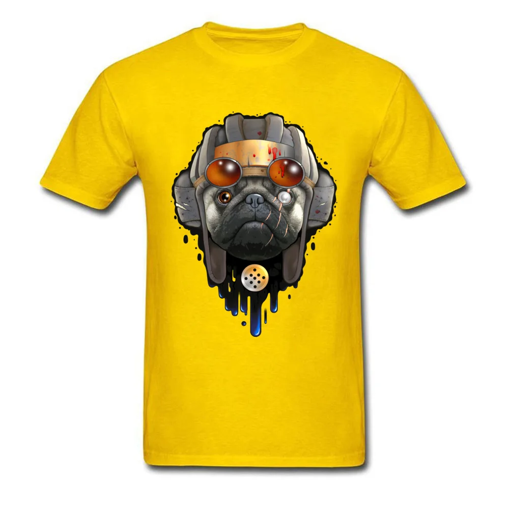 Dog of War Male Discount Custom Tops Tees O Neck Summer 100% Cotton T-Shirt Printed On Short Sleeve Tops T Shirt Dog of War yellow