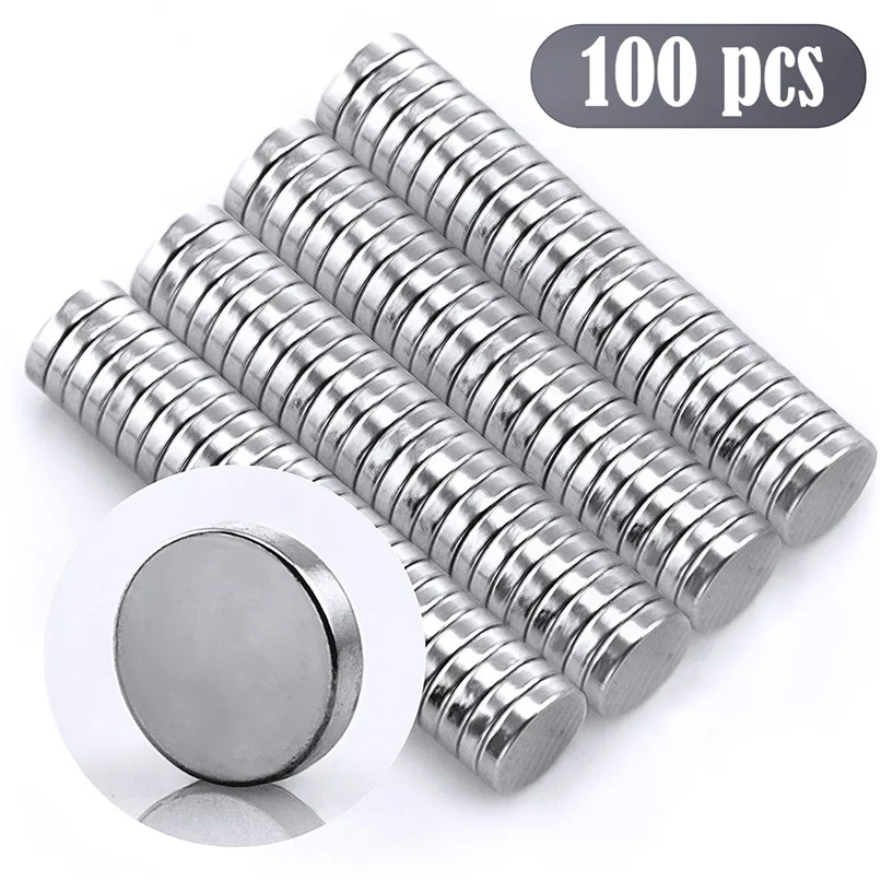 100Pcs Magnets N35 Strong Round Disc Rare-Earth Neodymium Magnet 5x 1mm #2u21 | Обустройство дома