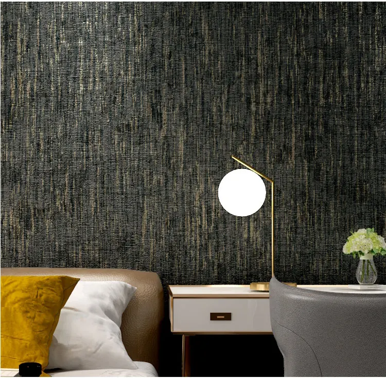 Современные обои для стен сплошной цвет серый фиолетовый черный обои для спальни гостиной офисные стены декоративные behang