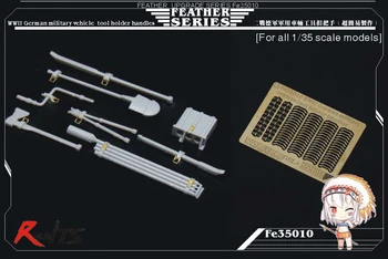 

RealTS Voyager Models 1/35 WWII German Military Vehicle Tool Holder Handles (1 Sheet)