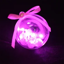 50 шт./лот круглый розовый цвет шар воздушный шар led огни мини вспышки лампы для Фонари Рождество год Свадебная вечеринка украшения
