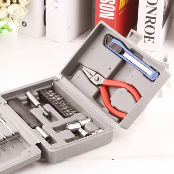

24 in 1 Portable Laptop Household Car Multifunctional Hand Tool Box Hardware Combination Tool Set Screwdriver Repair Tools Kit