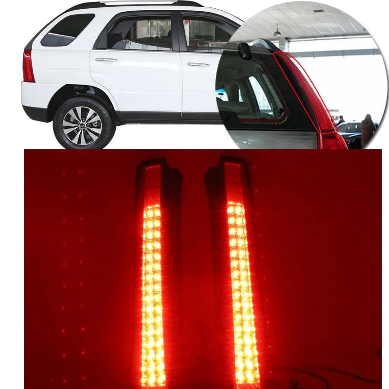 

CAPQX 1Pair High Quanlity Rear Bumper LED Brake Light Tail Light Stop light taillight taillamp For KlA Sportage 2013 2014