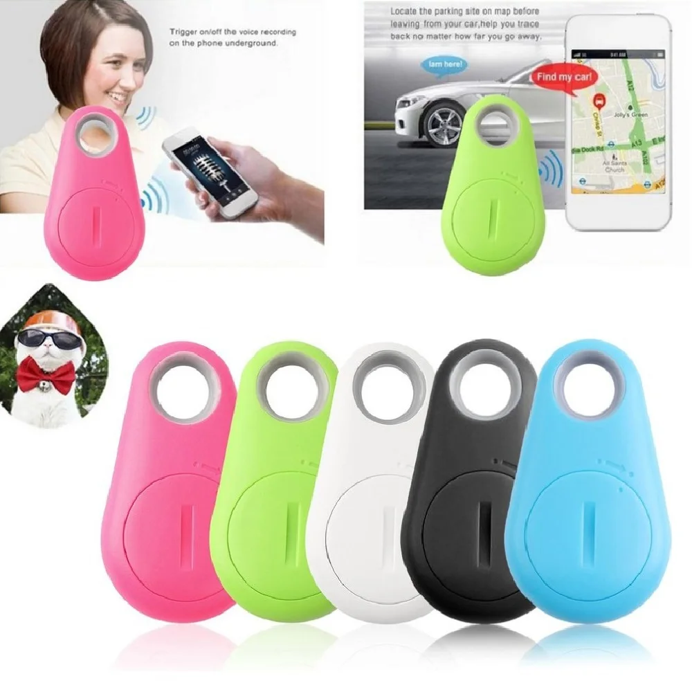 

2PCS Mini Bluetooth 4.0 GPS Pet Tracker Locator Portable Anti-lost Key Finder Dog Traker Two Way Alarm Anti-Theft Device