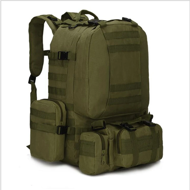 50L Molle 600D военный тактический рюкзак для походов, походов, охоты, альпинизма, камуфляжные сумки для альпинизма