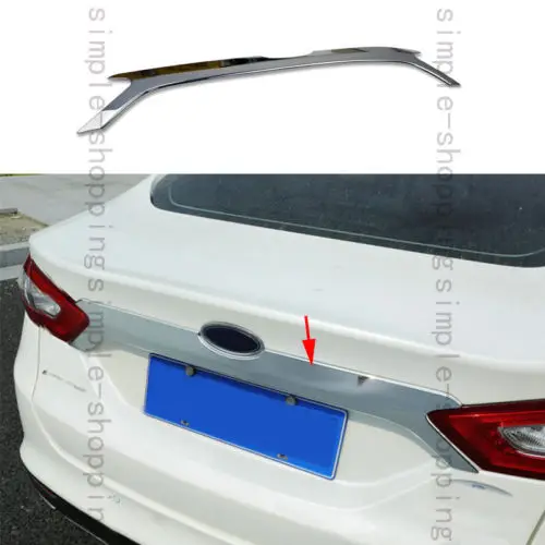 Chrome Rear Door Trunk Lid Cover Strip Molding Trim For Ford Fusion Chrome Rear Door Trunk Lid Cover Strip Molding Trim For Ford Fusion Mondeo 13 15