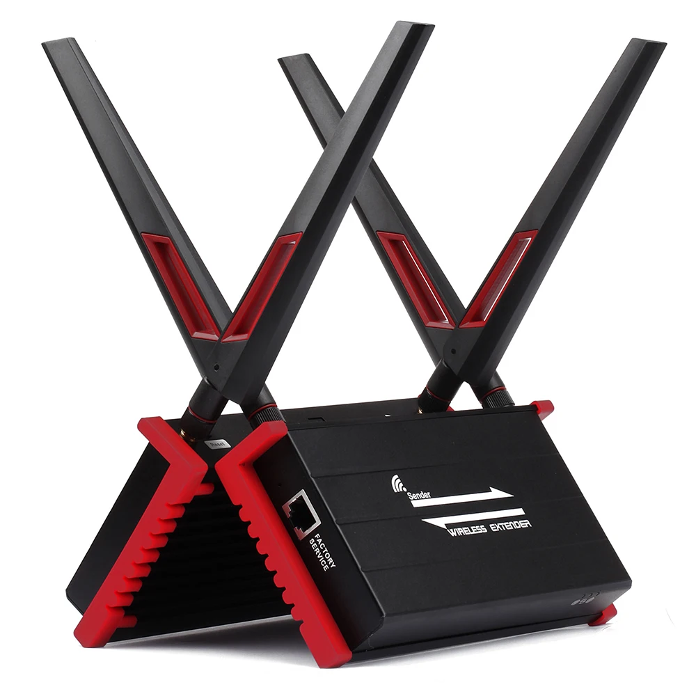 

VE922H-W 300m Wireless HDMI Extender with IR remote control support 1080P Loopout HDMI WIFI Extender double Receiver Ant enna