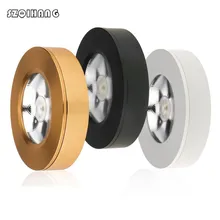 7 Вт 10 Вт 12 Вт COB светодиодный светильник шайба белый/черный/золотой корпус ультра тонкая круглая светодиодная подсветка под шкаф кухонная лампа 85-265 в без водителя