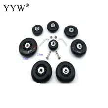 Lowest Price Bag Accessories 1 Pcs Plastic Luggage Wheels Famous Silicone Suitcase Wheels Repair Replacement Parts For Luggage 
