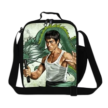 2015 Thermal Portable Insulated Cold Canvas Stripe Picnic Totes Carry Case Lunch Bag