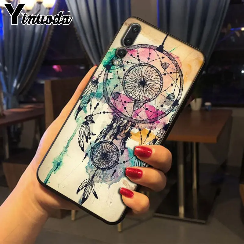 blue gold Mandala flower dream castcher