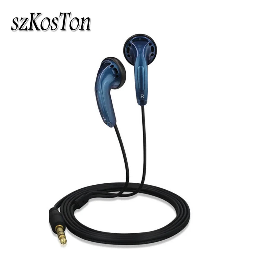 3.5mm Jack In ear Earphones for Sports Wired Earphones Dynamic Flat