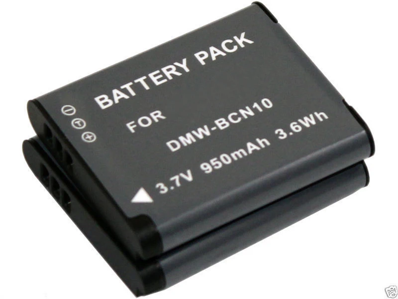 New 2 piece Rechargeable DMW BCN10 BCN10E Camera Battery For DMC LF1 ...