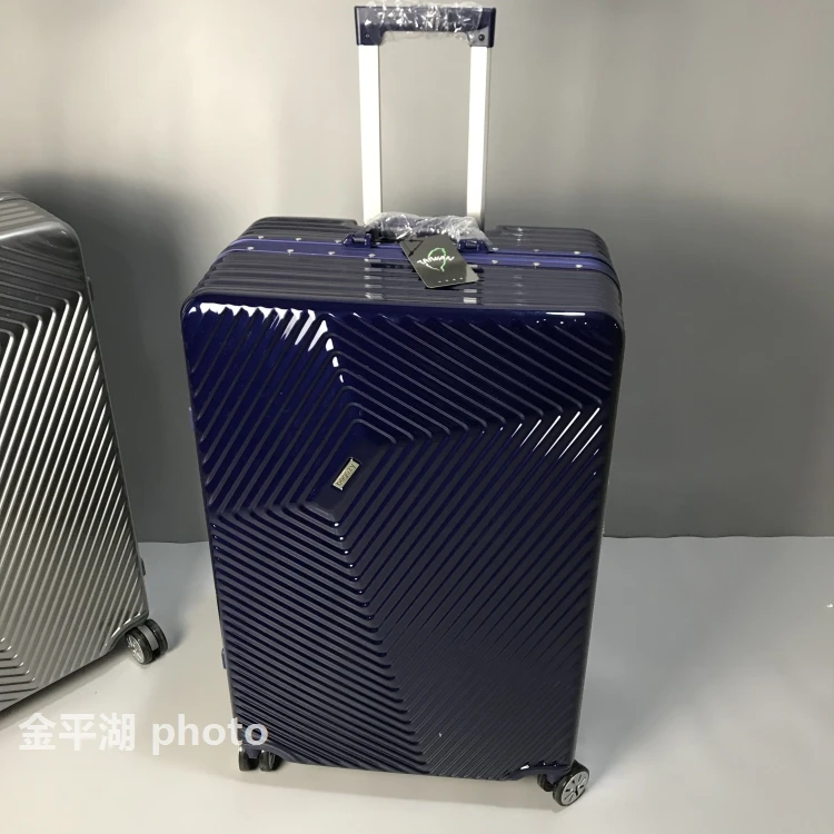 28 дюймов экспортные алюминиевые рамы дорожная сумка бизнес прокатки для багажа компьютера самолет чемодан Спиннер колеса