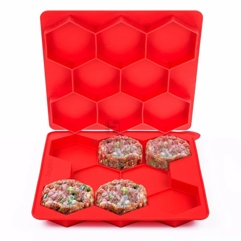 

Pizza Mold Stainless Steel Stuffed Press Hamburger Extrusion Meat Sandwich Manufacturer Direct Case Phone Case Burger Mold Eight