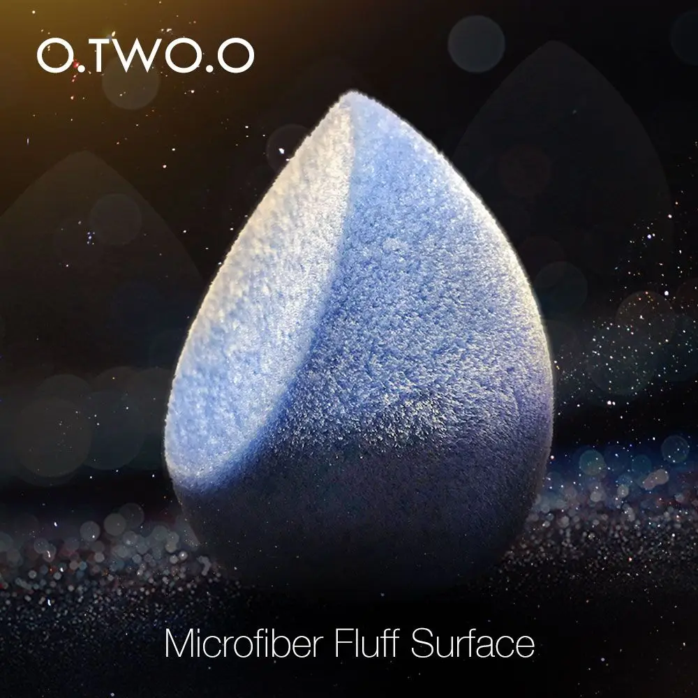 

O.TWO.O Velvet Makeup Sponge Microfiber Fluff Surface Cosmetic Puff Make Up Blender Puff Powder Foundation Concealer Cream