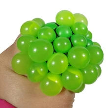 Funny toys5CM Antistress Face Reliever Grape Ball Autism Mood Squeeze Relief Healthy Toys Funny Geek Gadget
